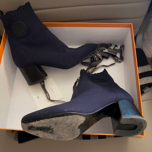 Hermès Volver 60 Mid-Calf Sock Boots - Picture 10 of 12